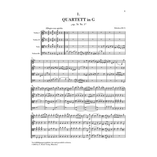 Haydn, Joseph - String Quartets op. 76/1-6 Vol. 10