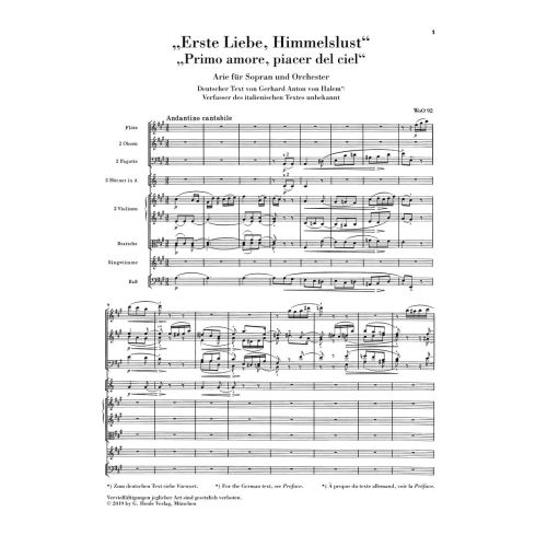 Beethoven, Ludwig van - Arias, Duet, Trio 