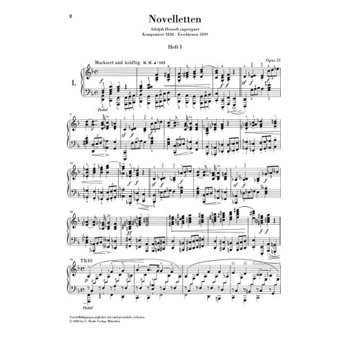 Schumann, Robert - Novellettes op. 21 