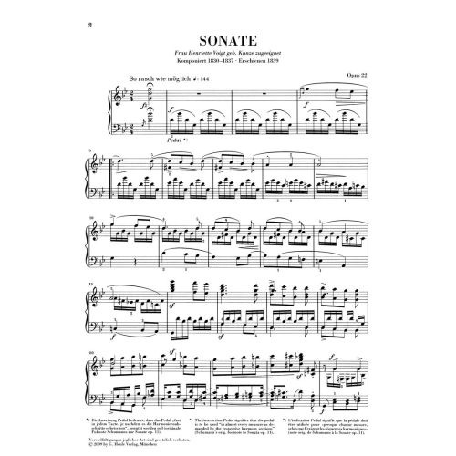 Schumann, Robert - Piano Sonata g minor with original last movement op. 22 