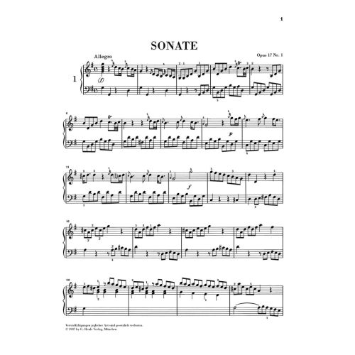 Bach, J.C - Piano Sonatas op. 17 Vol. 2