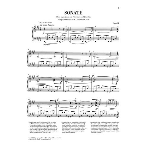 Schumann, Robert - Piano Sonata f sharp minor op. 11 