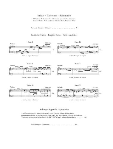 Bach, J.S - English Suites BWV 806-811 