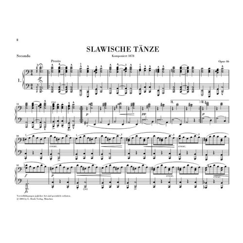 Dvo?ák, Antonín - Slavonic Dances op. 46 