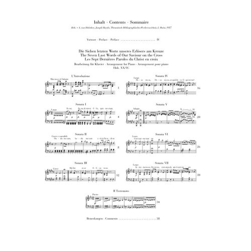 Haydn, Joseph - The Seven Last Words of Christ 