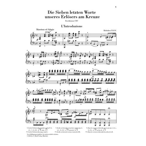 Haydn, Joseph - The Seven Last Words of Christ 