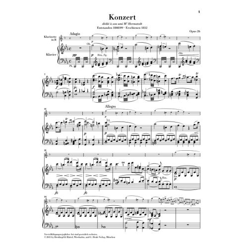 Spohr, Ludwig - Clarinet Concerto no. 1 op. 26 