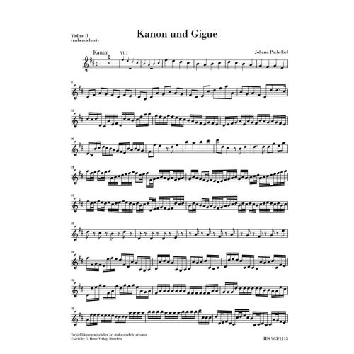 Pachelbel, Johann - Canon and Gigue 