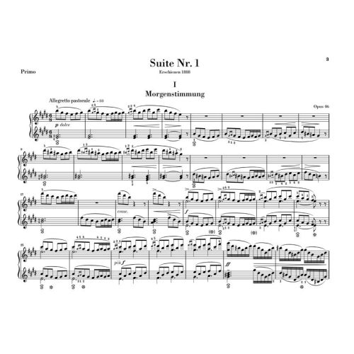 Grieg, Edvard - Peer Gynt Suites - Version for Piano four-Hands op. 46. op. 55 