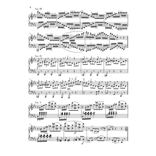 Beethoven, Ludwig van - 32 Variations c minor WoO 80 