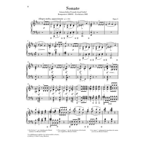 Strauss, Richard - Piano Sonata b minor op. 5 
