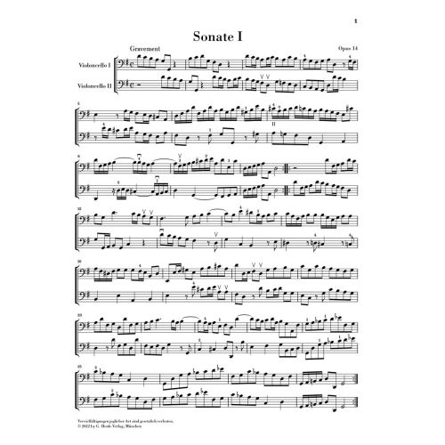 Boismortier, Joseph Bodin de - Six Sonatas op. 14 op. 14 