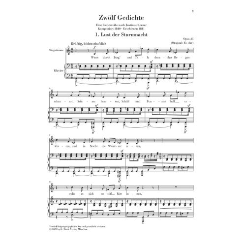 Schumann, Robert - Twelve Pieces op. 35 op. 35 