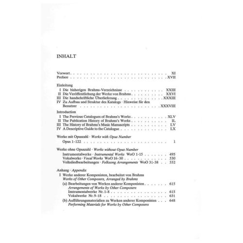 McCorkle, Margit - Brahms Catalogue 