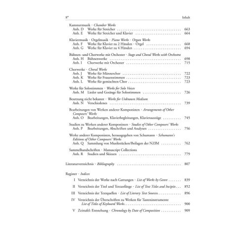 McCorkle, Margit - Robert Schumann - Thematisch-Bibliographisches Werkverzeichnis 