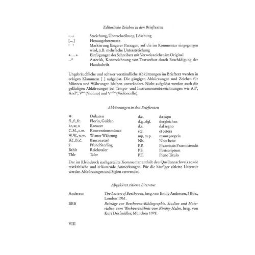 Beethoven, Ludwig van - Briefwechsel Gesamtausgabe Band 6