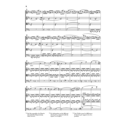 Schubert, Franz - Quartettsatz c-moll D 703 SE 