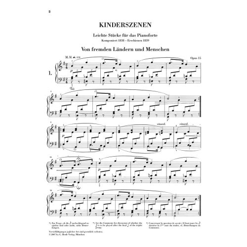 Schumann, Robert - Scenes from Childhood op. 15 