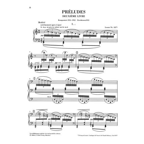 Debussy, Claude - Préludes Vol. 2