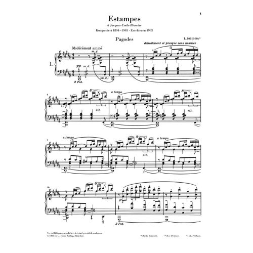 Debussy, Claude - Estampes 