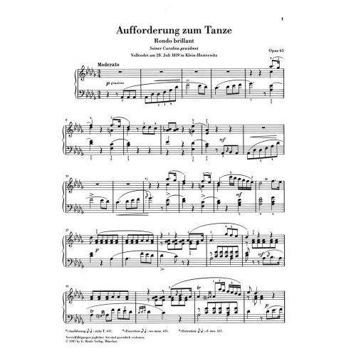 Weber, Carl Maria von - Invitation to the Dance D flat major op. 65 
