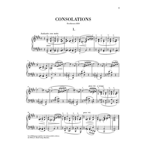 Liszt, Franz - Consolations 