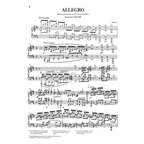 Schumann, Robert - Allegro b minor op. 8 
