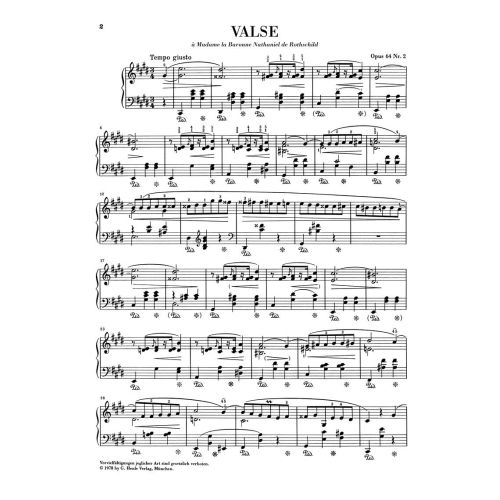 Chopin, Frédéric - Waltz c sharp minor op. 64/2 