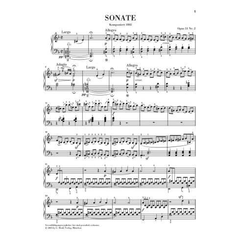Beethoven, Ludwig van - Piano Sonata d minor [Tempest] op. 31/2 