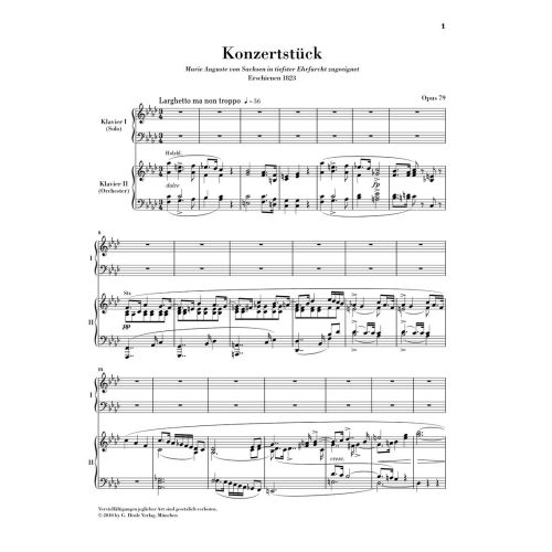 Weber, Carl Maria von - Concert Piece op. 79 