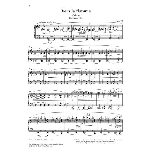 Scriabin, Alexander Nikolayevich - Vers la flamme op. 72 
