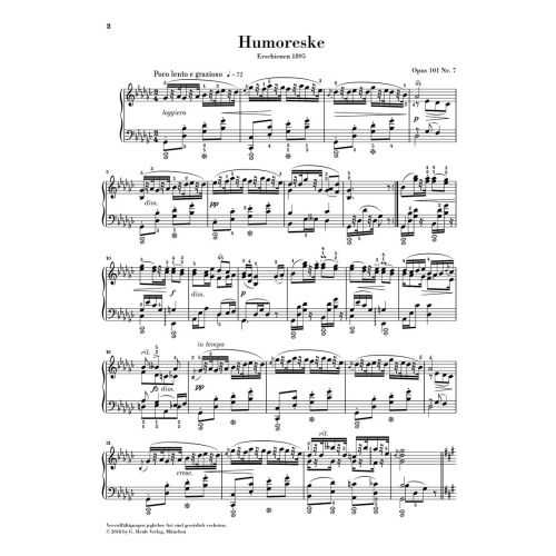 Dvo?ák, Antonín - Humoresque op. 101 Nr. 7 