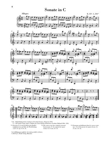 Scarlatti, Domenico - Piano Sonata K. 159, L. 104 