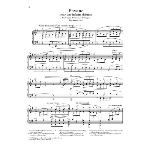 Ravel, Maurice - Pavane pour une infante défunte 