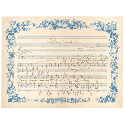 Brahms, Johannes - Feldeinsamkeit - Ich ruhe still im hohen grünen Gras op. 86/2 