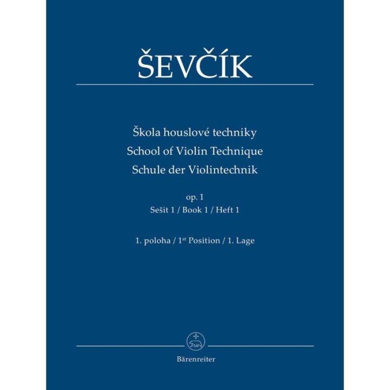 Sevcik, Otakar - School of Violin Technique Opus 1/1