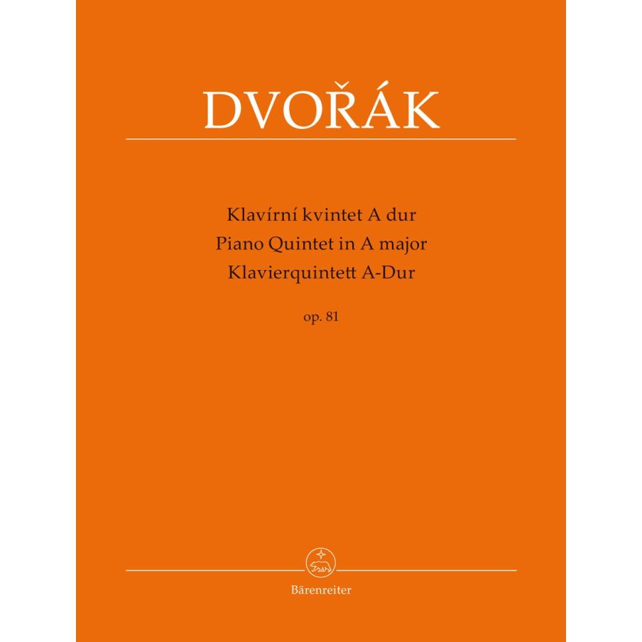 Dvorak A. - Piano Quintet in A major Op. 81