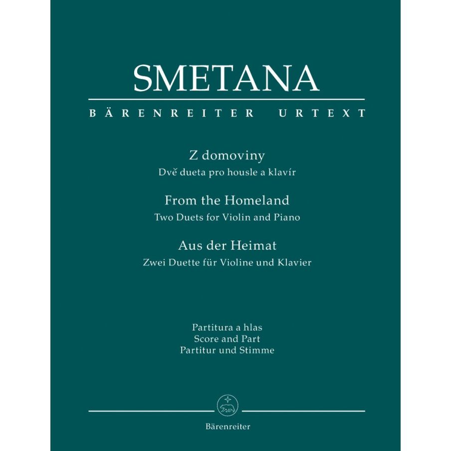 Smetana B. - From the Homeland - Two Duets for Violin and Piano
