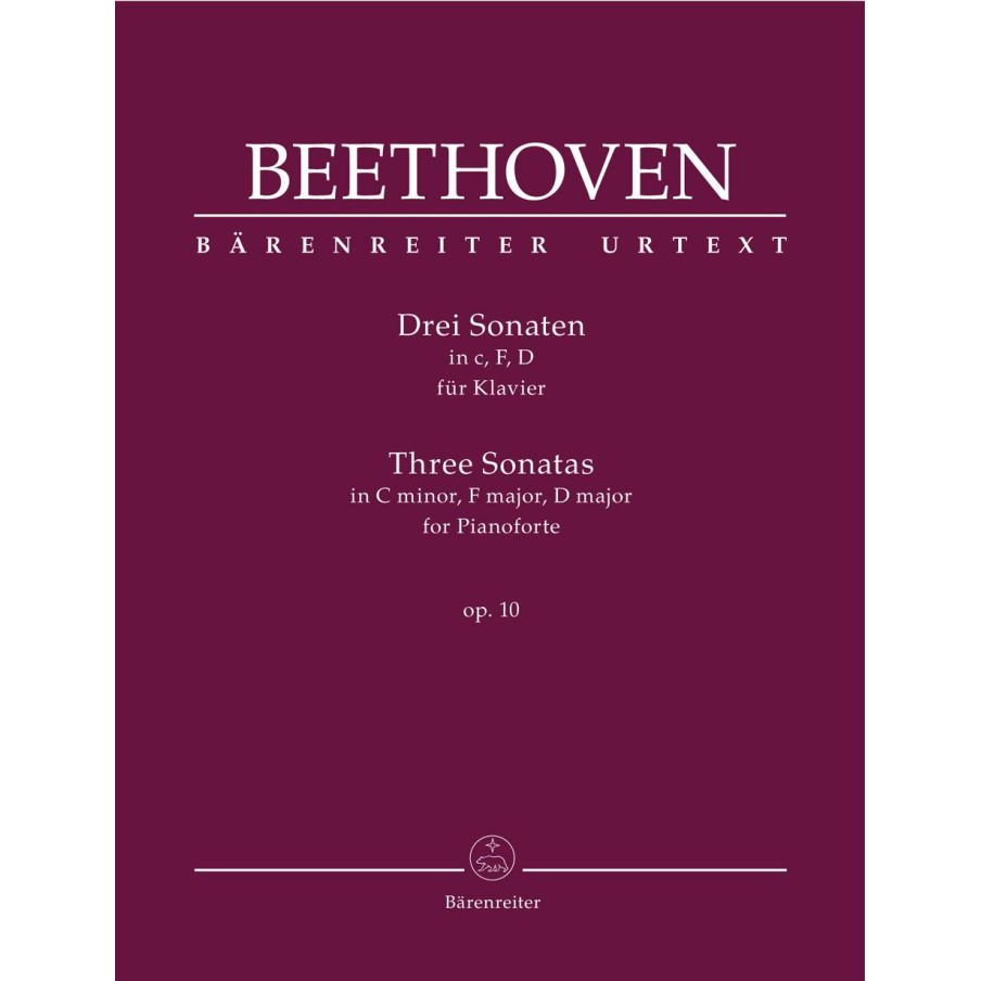 Beethoven, L van - Three Piano Sonatas, Op10