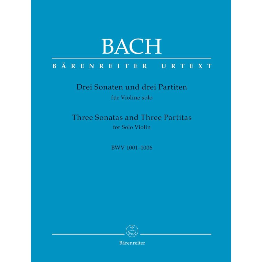 Bach, J S - Sonatas (3) and Partitas (3) (BWV 1001 - 1006) (Urtext).