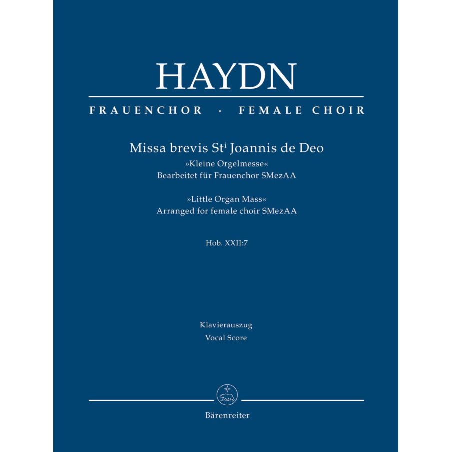 Haydn, Joseph - Little Organ Mass arranged for Female Choir