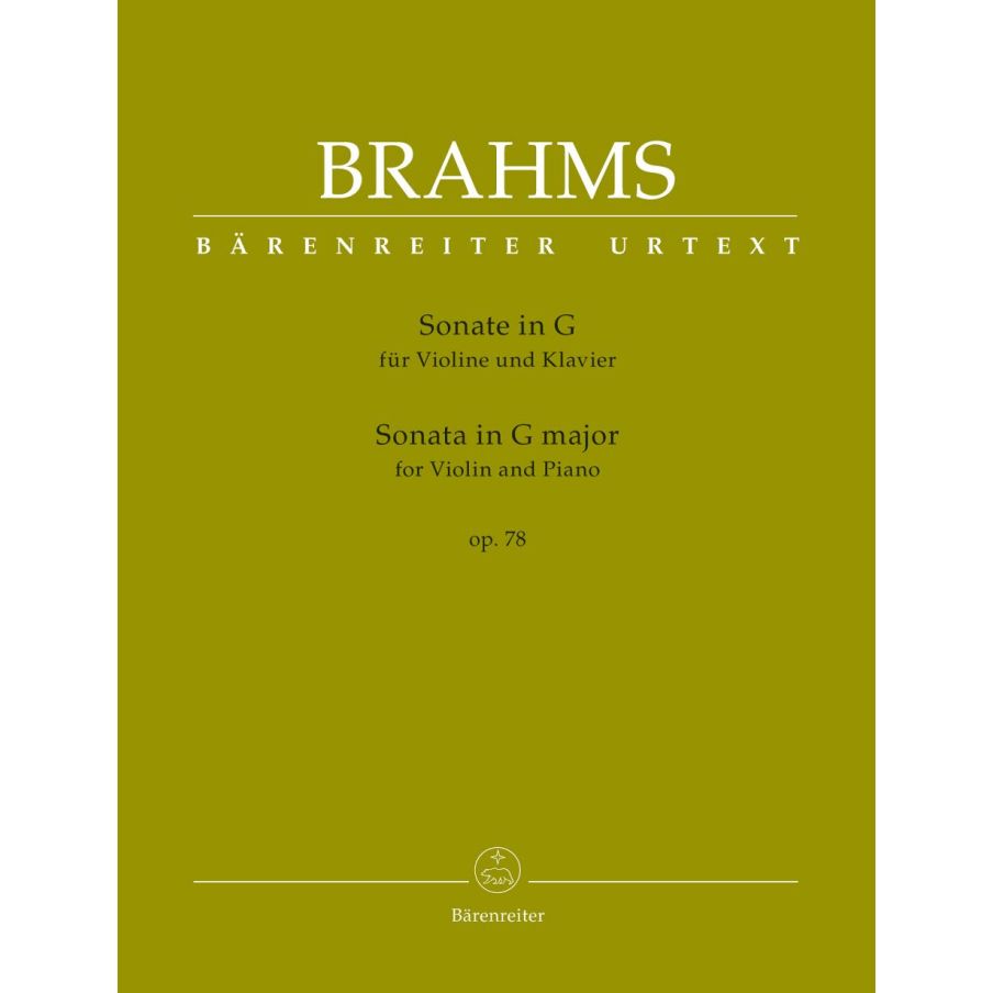 Brahms, Johannes - Violin Sonata in G major