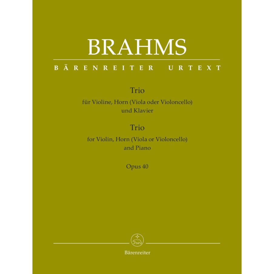 Brahms, Johannes - Trio Opus 40