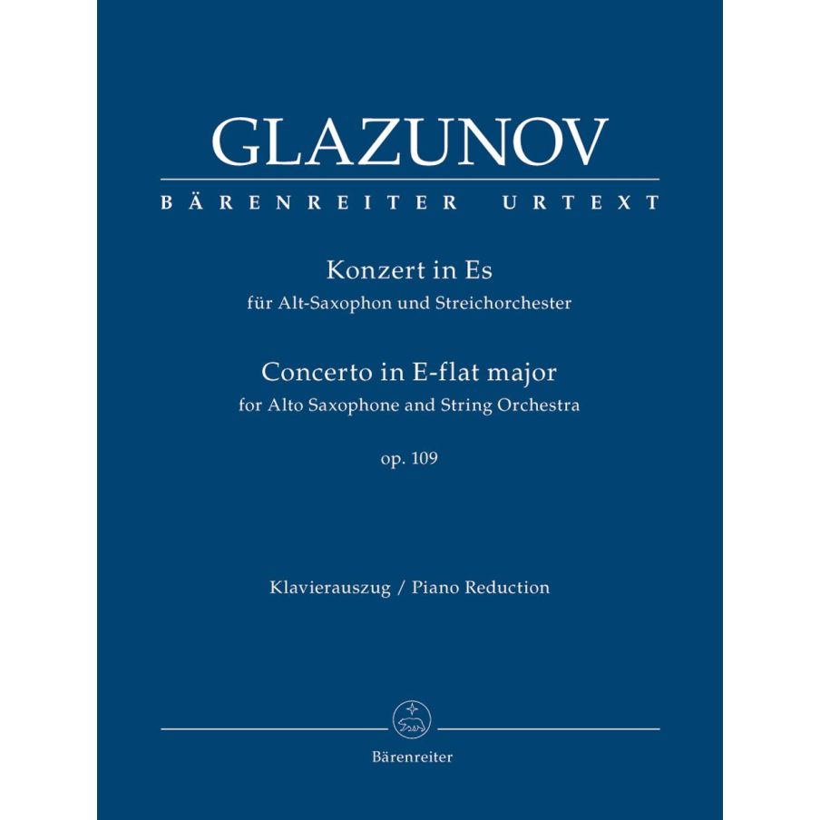 Glazunov, Alexander - Concerto in E flat for Alto Sax