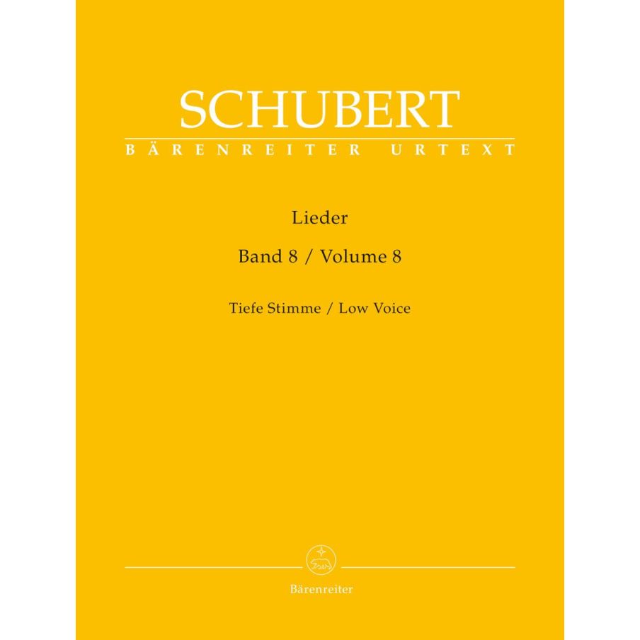 Schubert, Franz - Lieder, Volume Eight, Low Voice