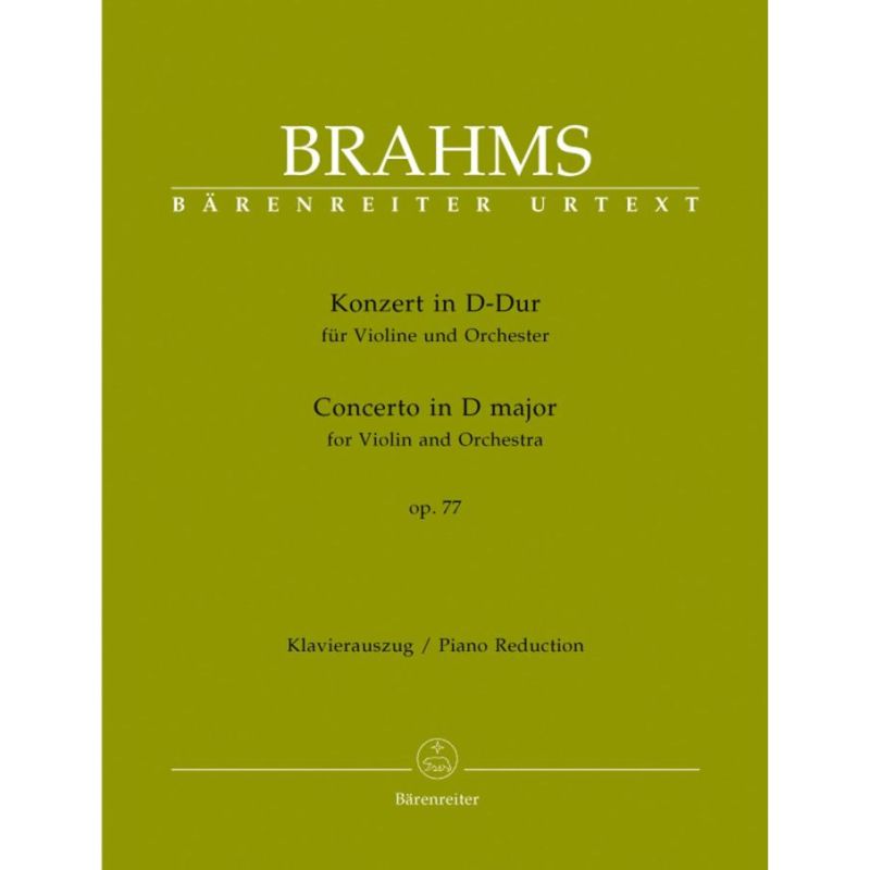 Brahms J. - Concerto for Violin in D, Op.77 (Urtext).