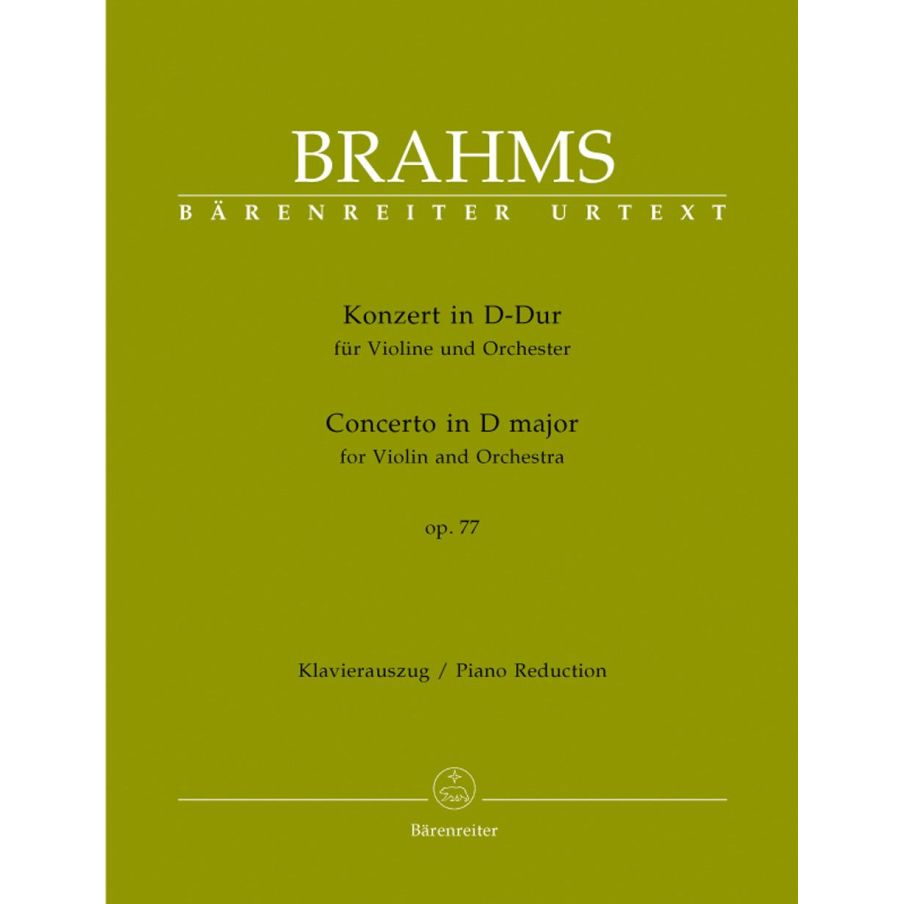 Brahms J. - Concerto for Violin in D, Op.77 (Urtext).