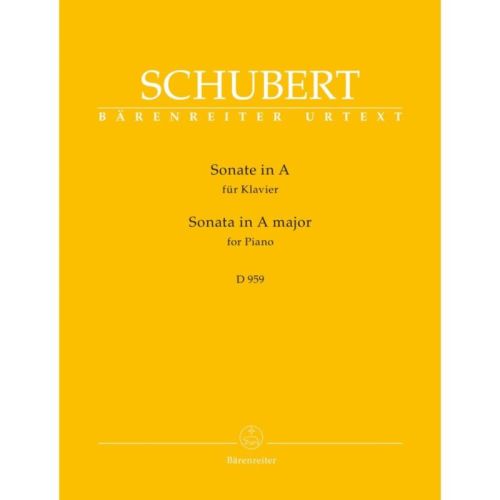 Schubert, Franz - Piano Sonata in A major D959