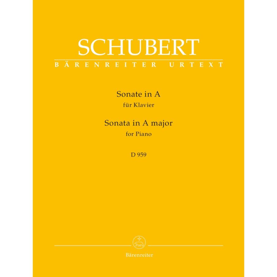 Schubert, Franz - Piano Sonata in A major D959