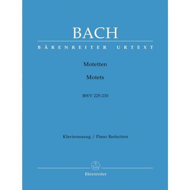 Bach, J S - Motets (6) (BWV 225-230) (Urtext).